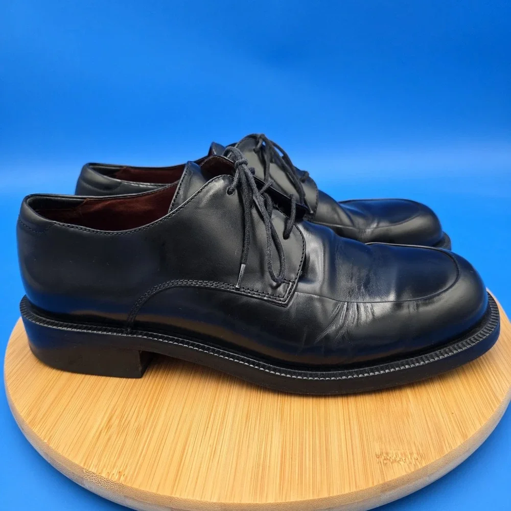 Vintage Cole Haan City Men's Oxfords‎  Shoes Size 9.5 D Leather Black